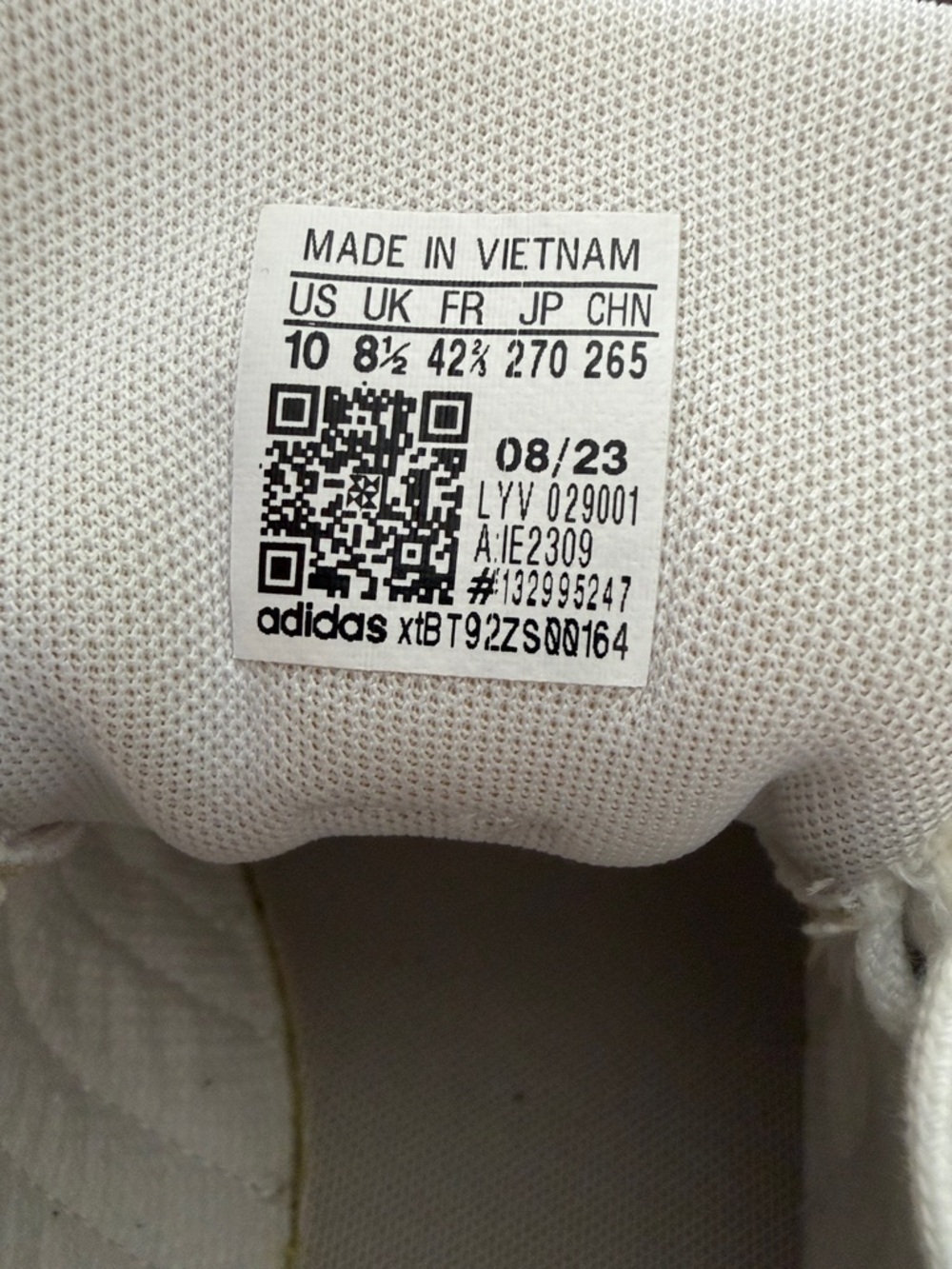 Adidas Women’s Nizza Canvas Platform Sneakers - White - Size 10 - Picture 2 of 7